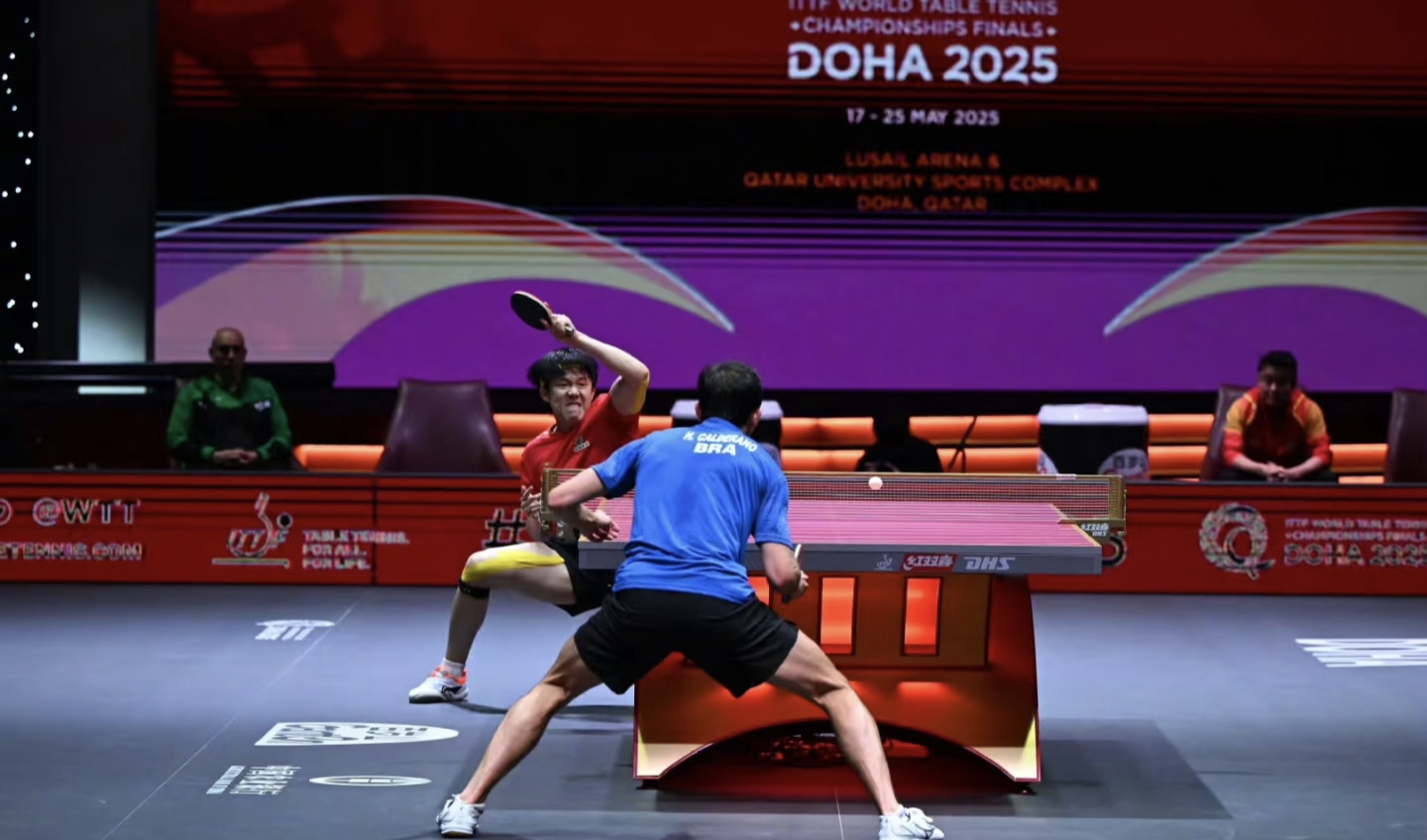 比利时乒乓球队完胜德国乒乓球队，王皓三分雨点燃全场